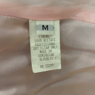 Marvin Richards Houndstooth Plaid Wool Blend Double Breasted Coat Medium - Thumbnail 3