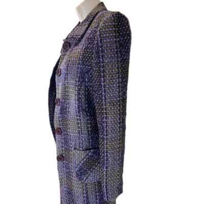 Vintage Jessica Howard Tweed Coat Dress Set Size 8 - Thumbnail 10