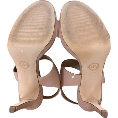 MICHAEL Michael Kors Claudia Patent Leather Ankle Strap Platform Heels Blush 7M - Thumbnail 6