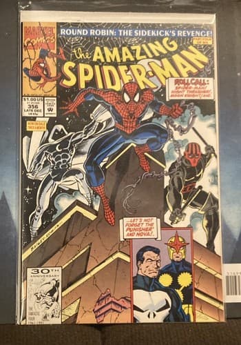 Marvel’s “The Amazing Spider-Man” (Round Robin: The Sidekick Revenge) 1991 #356 - Image 1