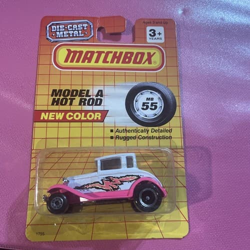 Matchbox Diecast Ford Model A Hot Rod #55 MOC 1993 Release Vintage - Image 1