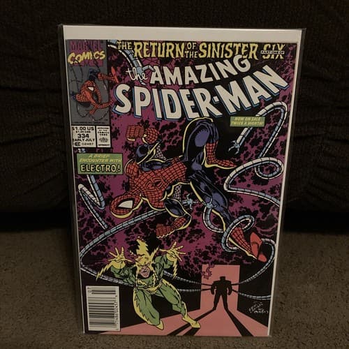 AMAZING SPIDER-MAN #334 “Newsstand”RETURN OF THE SINISTER PART 1 Of 6 Marvel - Image 1