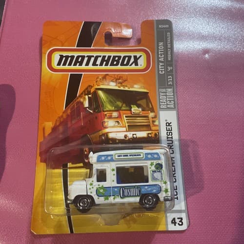 2009 MATCHBOX ICE CREAM CRUISER VAN, MBX #43, 1ST RELEASE NEW - Image 1