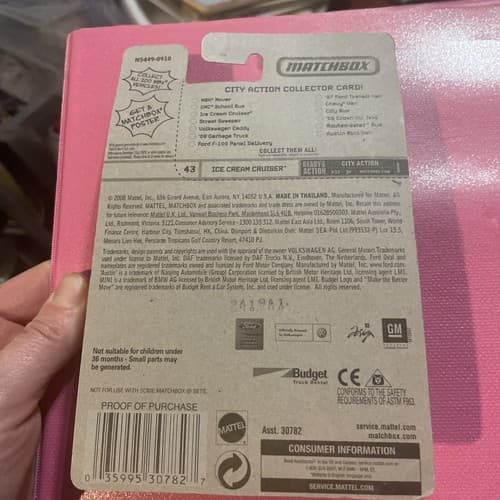 2009 MATCHBOX ICE CREAM CRUISER VAN, MBX #43, 1ST RELEASE NEW - Thumbnail 2