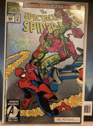 GIANT SIZED SPECTACULAR SPIDER-MAN 200 (VF/NM) DEATH HARRY OSBORNE, GREEN GOBLIN - Image 1