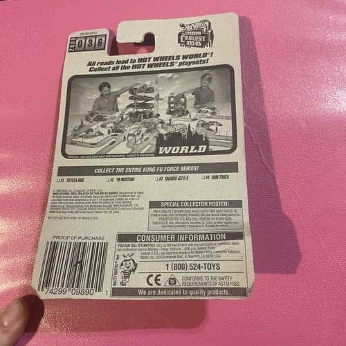 Hot Wheels 2000 Mainline Kung Fu Force Series Mini Truck Green #036 - Thumbnail 2