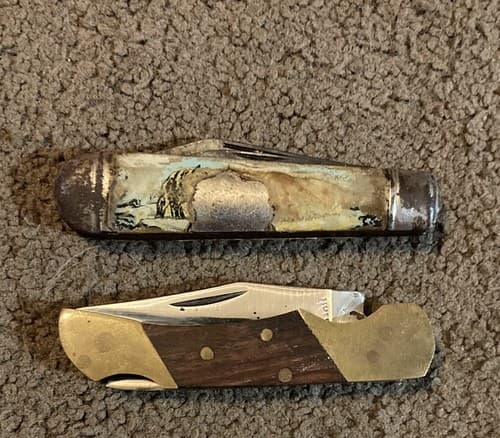 Vintage Pakistan Wooden & Ivory Imperial r1 pocket knives - Thumbnail 2