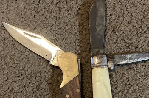 Vintage Pakistan Wooden & Ivory Imperial r1 pocket knives - Thumbnail 3