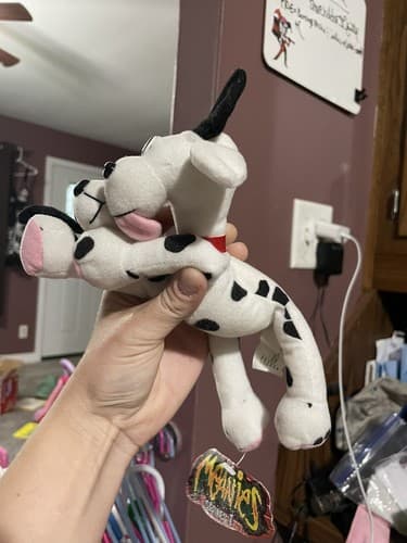 Idea Factory 1997 Meanies Series 1 Fi-Do The Dalmutation Collector Bean Toy - Thumbnail 3