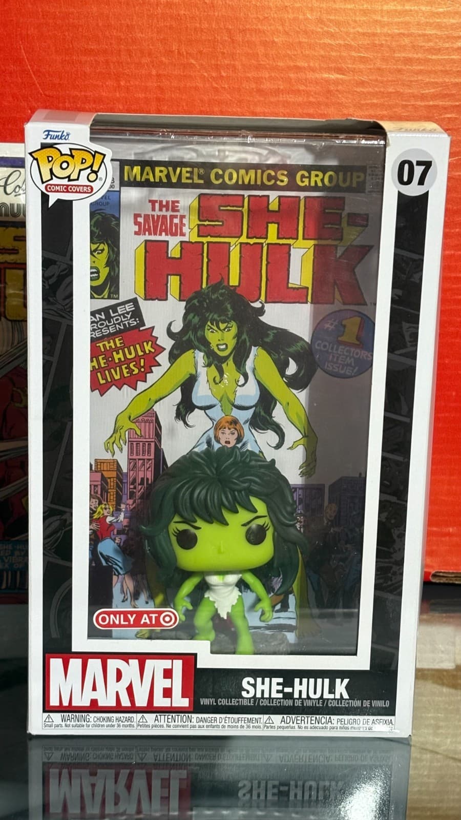She Hulk Marvel Funko Pop & Comic Book Exclusive Sealed Figure Toy #22 - Thumbnail 4