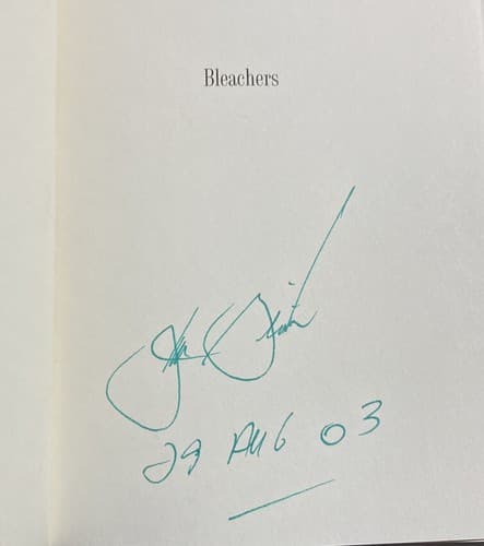 SIGNED!! John Grisham’s First Edition 2003 “Bleachers” Novel!!! - Thumbnail 2