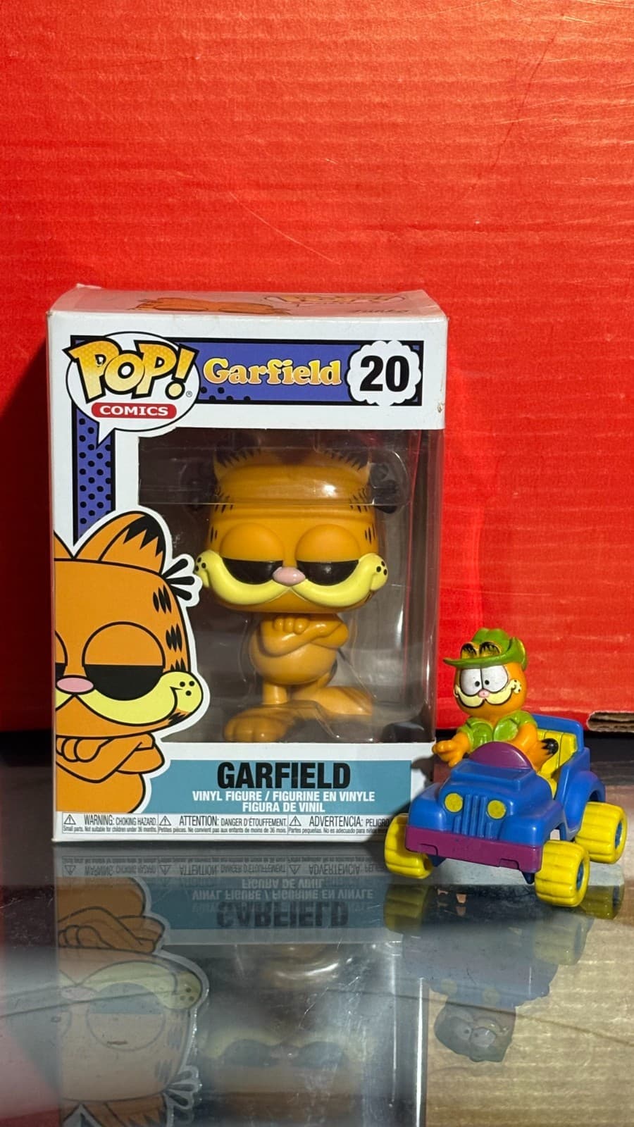 Funko Pop Garfield Vinyl #20 with Vintage Character Figure Toy - Image 1
