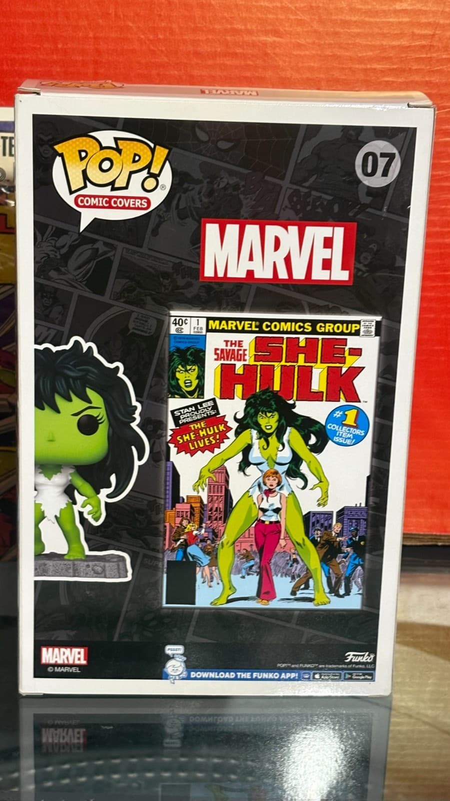 She Hulk Marvel Funko Pop & Comic Book Exclusive Sealed Figure Toy #22 - Thumbnail 5