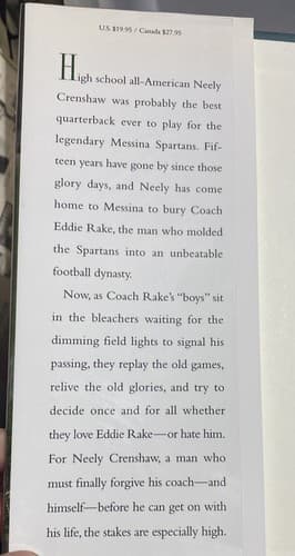 SIGNED!! John Grisham’s First Edition 2003 “Bleachers” Novel!!! - Thumbnail 5