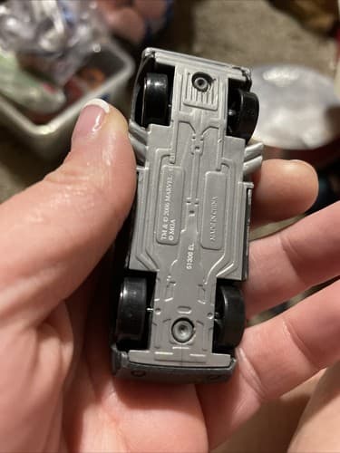 Marvel 2006 Spider-Man 3 Dark Grey Spider On Roof Venom Die-Cast Car 1:64 Toy - Thumbnail 5