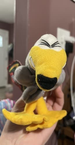 Idea Factory 1997 Meanies Series 1 Peter Gotta Peagull Collector Bean Toy - Thumbnail 2