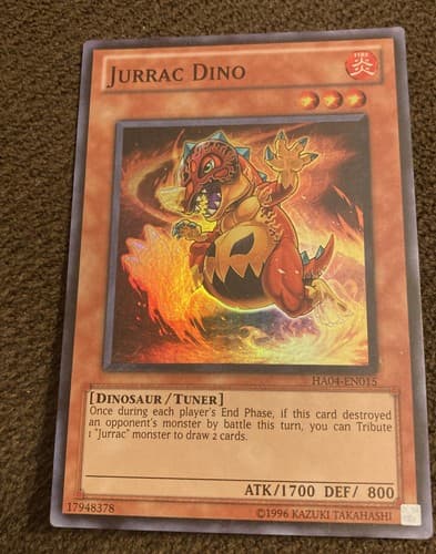 Jurrac Dino *Super Rare* HA04-EN015 1st Edition NM - Image 1