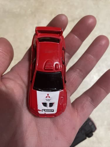Hot Wheels 2008 Track Stars Lancer Evolution VII - Red - LOOSE - Thumbnail 2