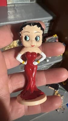 VTG RARE Baby Betty Boop Doll 6in With Ornament Figure & Collectible Mug - Thumbnail 3