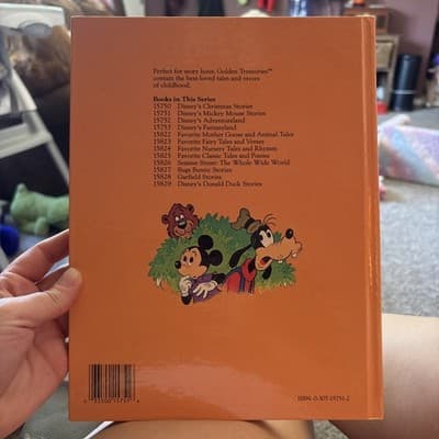 “MICKEY MOUSE STORIES” GOLDEN TREASURY 1989 HARDBACK NM 12in BOOK - Thumbnail 2