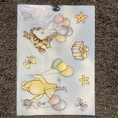 Vtg Hallmark Disney's Winnie The Pooh Party Express Mobile Decorations - Thumbnail 2