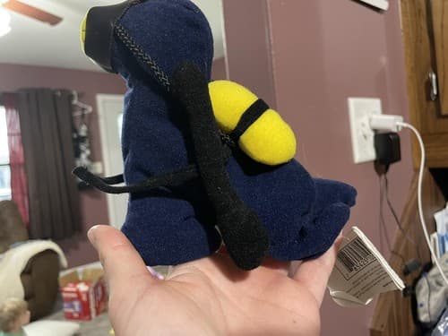 Meanies Series 1 1997 Navy Seal COLLECTOR BEAN TOY - Thumbnail 3