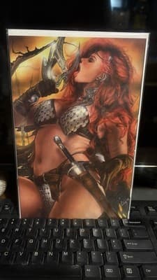 🔥 RED SONJA VALENTINES SPECIAL 2022 LAYNE 616 Virgin Variant LTD 500 COA 🔥 NM - Thumbnail 5