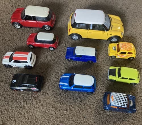 Old And New Cooper Diecast Cars Lot - Image 1