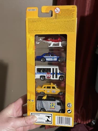 2006 Mattel,Inc. 5 Car Matchbox Superman Vehicle Set Die Cast DC Comics Unopened - Thumbnail 2