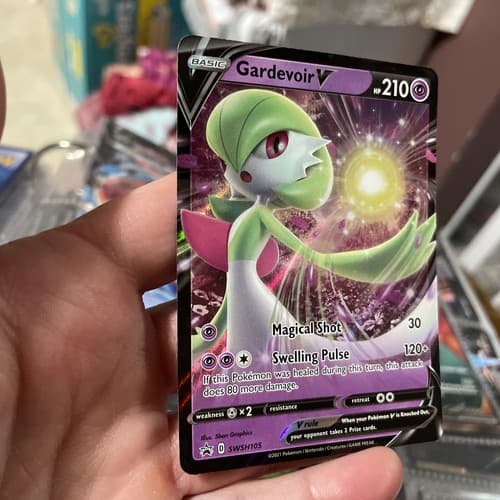 Gardevoir V - SWSH105 Black Star Promo Holo Full Art 105 Pokémon - Thumbnail 3
