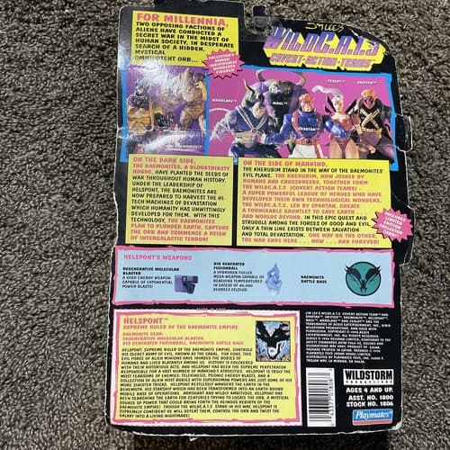 Wildcats Jim Lee's “HELSPONT” Action Figure 1994 Playmates Toys - Thumbnail 3