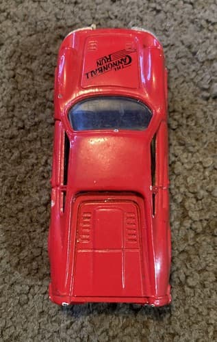 Vintage 1981 Ertl The Cannonball Run Ferrari Dino 246 GT - Red 1:64 Hong Kong - Thumbnail 4
