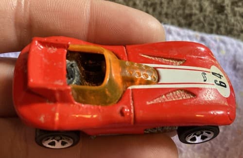 Hot Wheels Cat-A-Pult First Editions Red Car Toy Vehicle #64 1996 Mattel - Thumbnail 2