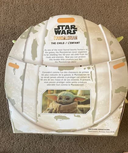 New Disney Star Wars Baby Yoda Grogu Mandalorian 11in Child Plush Toy 2020 - Thumbnail 6