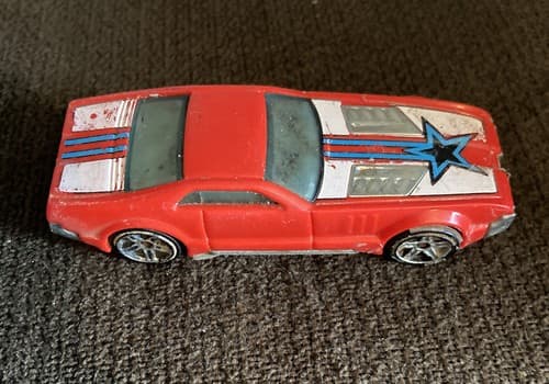 Hot Wheels 2006 CCM Country Club Muscle Diecast Star Red White Blue (F29) - Thumbnail 3