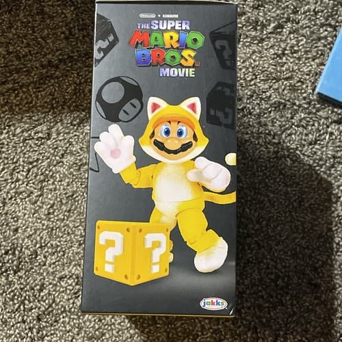 Super Mario Brothers Movie “Cat Mario” 6” Figure & Plush Toy! Jakks New - Thumbnail 6
