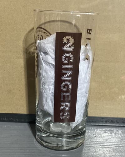 2 Gingers Irish Whiskey Advertising Glass Tom Collins Tipple Responsibly Kieran - Thumbnail 2