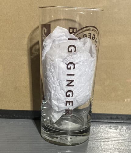 2 Gingers Irish Whiskey Advertising Glass Tom Collins Tipple Responsibly Kieran - Thumbnail 3