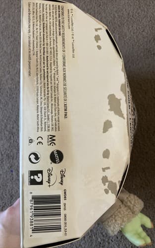 New Disney Star Wars Baby Yoda Grogu Mandalorian 11in Child Plush Toy 2020 - Thumbnail 7