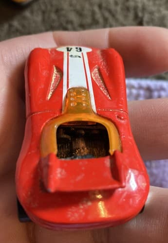 Hot Wheels Cat-A-Pult First Editions Red Car Toy Vehicle #64 1996 Mattel - Thumbnail 6