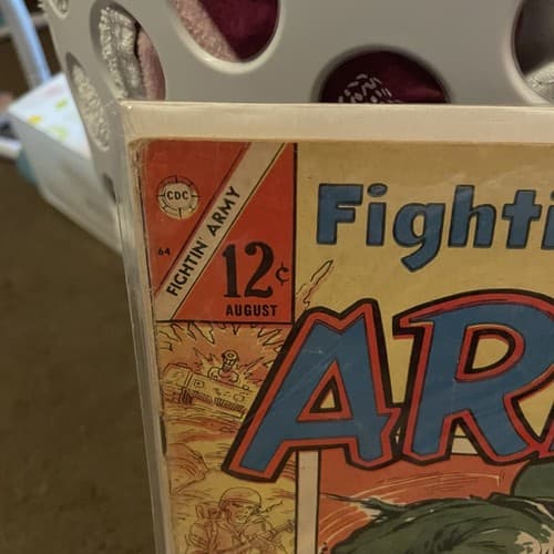 Fightin' Army “The Day Hitler Lost The War”#64 Charlton Comic 1965 Silver VF+ - Thumbnail 4