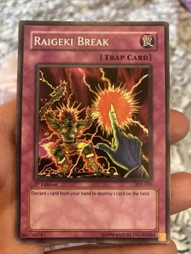 Raigeki Break - SYE-050 -Unlimited Starter Deck: Yugi Evolution 1st Edition - Image 1