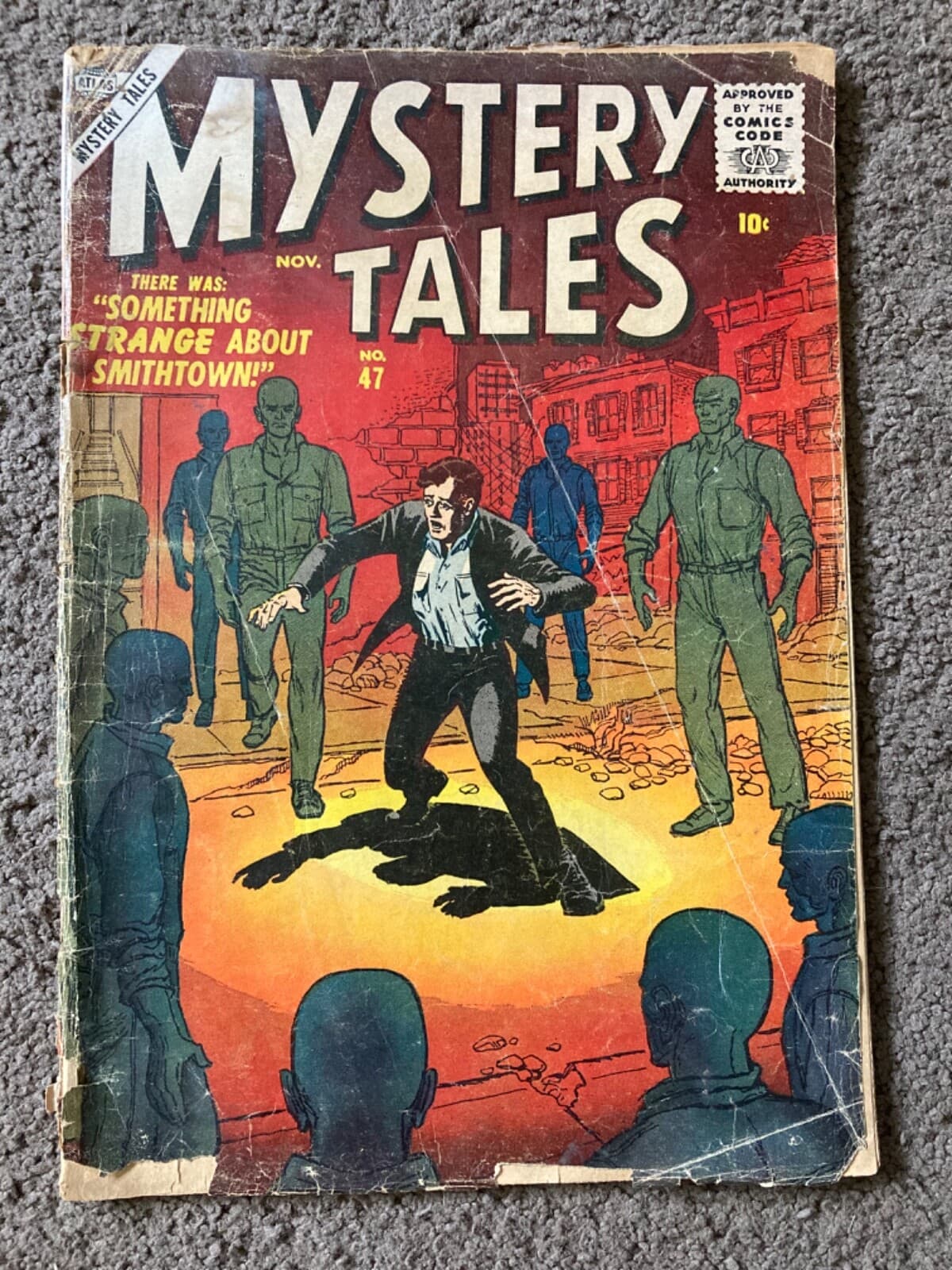 MYSTERY TALES #47 (1956) Rare Silver Age 10c COMIC - Image 1