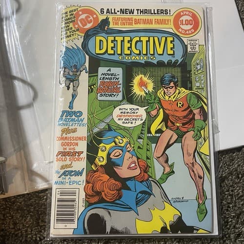 Detective Comics #489 (1980) FIRST SOLO COMMISSIONER GORDON - Image 1