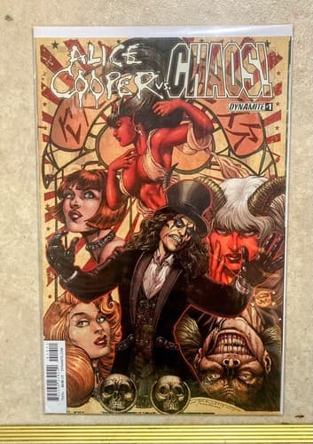 ALICE COOPER VS CHAOS!#1 NM 2015 FIRST PRINT DYNAMITE COMICS - Image 1