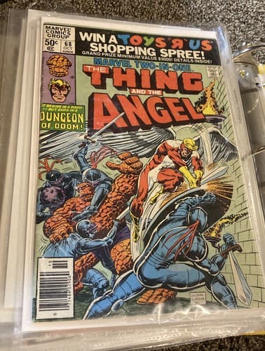 Marvel 1980 Two-In-One #68 VF Thing And Angel - Image 1