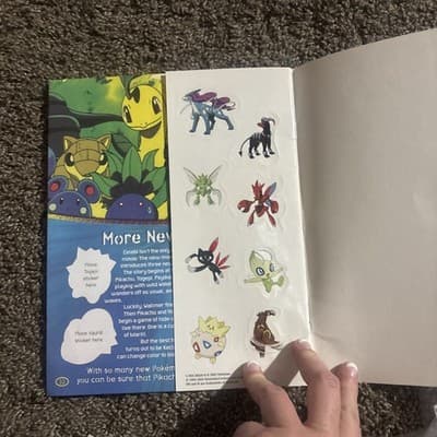 New Pokemon 4 Ever: The Voice of the Forest Sticker Storybook - Thumbnail 3