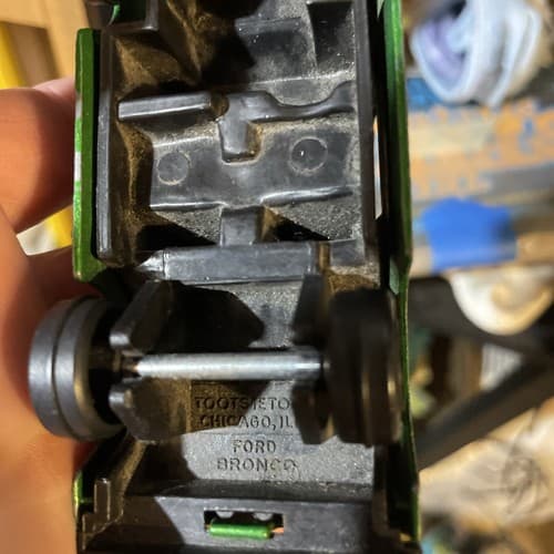 Vtg 1980's Tootsietoy 4" Ford Bronco XLS 4x4 Green Toy Car - Thumbnail 5