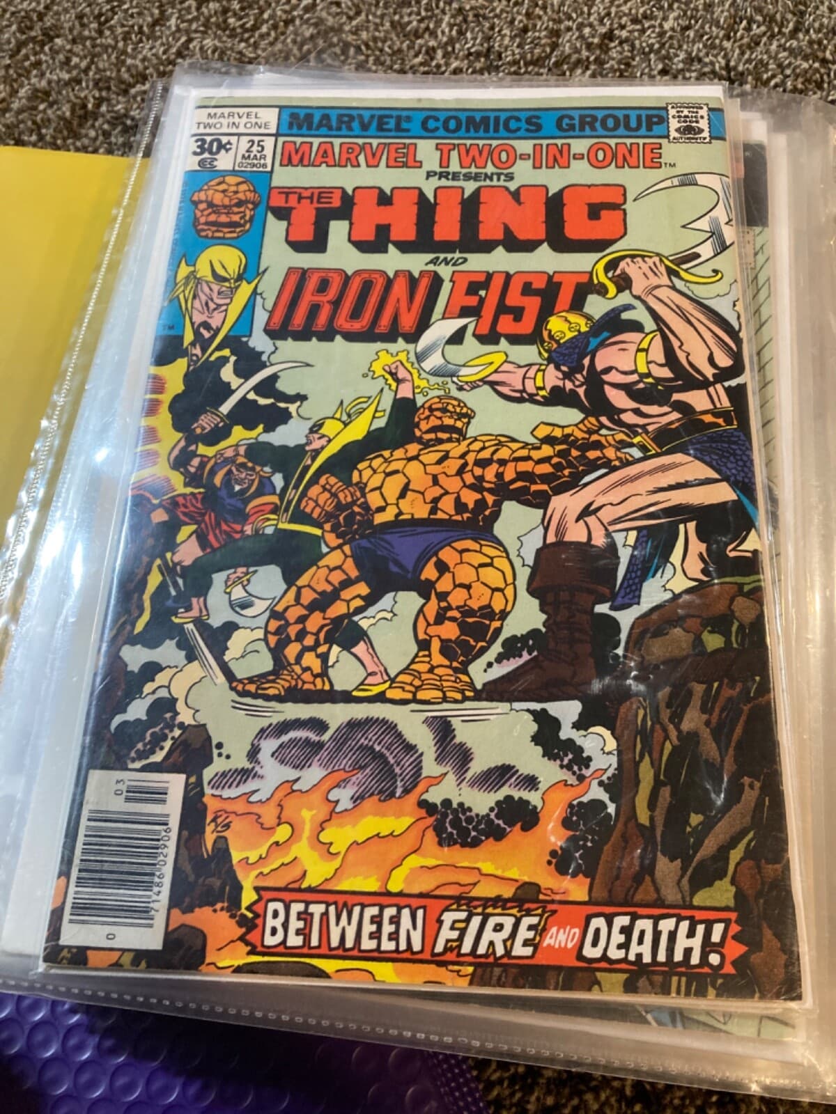 Thing, Iron Fist, Marvel Two-In-One #25 NM - Image 1