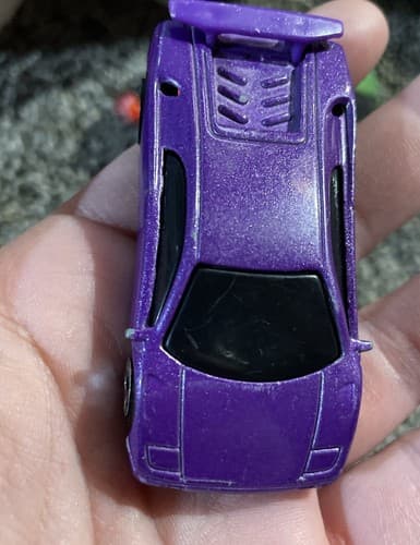 #1 Lamborghini Diablo Purple 2000 Hot Wheels McDonalds Happy Meal Toy - Thumbnail 2